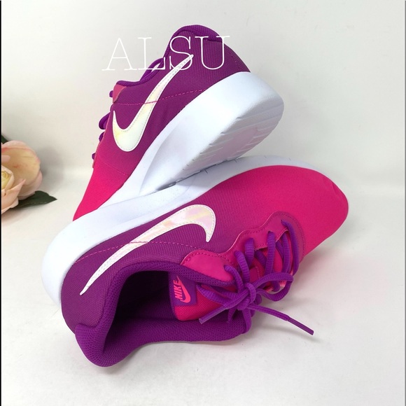 Nike Tanjun Print Running Pink K/W AUTHENTIC - Picture 6 of 8